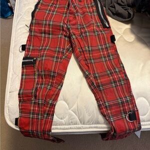 Tripp NYC Red Plaid Pants